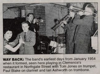 Jan 1954 Clemences the band